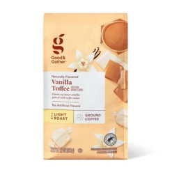 Naturally Flavored Vanilla Toffee With Other Natural FlavorsLight Roast Coffee - 12oz - Good & Gather™ -Good And Gather Store GUEST ce8f3cb1 cc3b 4521 bc73 3f0444fe1fb2