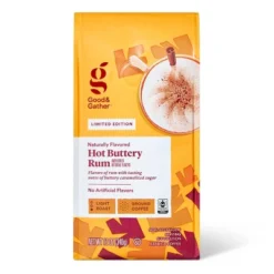 Naturally Flavored Hot Buttery Rum Light Roast Ground Coffee - 12oz - Good & Gather™ -Good And Gather Store GUEST cff04e20 8f34 4e26 beb6 4bebbfedd828