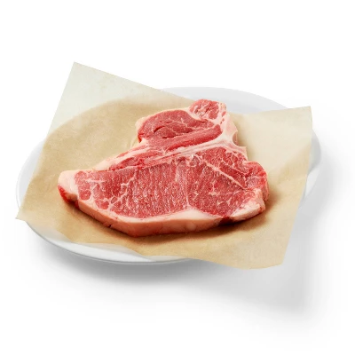 USDA Choice Angus Beef T-Bone Steak - Price Per Lb - Good & Gather™ 2 USDA Choice Angus Beef T-Bone Steak - Price Per Lb - Good & Gather™ - Image 2