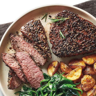Peppercorn Crusted Beef Sirloin Petite Steak - Price Per Lb - Good & Gather™ 2 Peppercorn Crusted Beef Sirloin Petite Steak - Price Per Lb - Good & Gather™ - Image 2