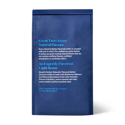 Naturally Flavored Salted Caramel Light Roast Ground Coffee - 12oz - Good & Gather™ 2 Naturally Flavored Salted Caramel Light Roast Ground Coffee - 12oz - Good & Gather™ - Image 2