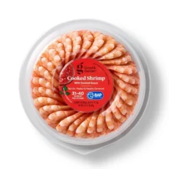 Peeled & Deveined Tail On Cooked Shrimp With Cocktail Sauce - Frozen - 16oz - Good & Gather™ -Good And Gather Store GUEST d3fab9a7 4d74 4136 95ed 9bebbfca4cbd