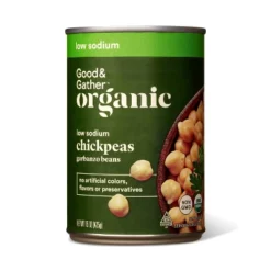 Organic Low Sodium Chickpeas Garbanzo Beans - 15oz - Good & Gather™ -Good And Gather Store GUEST d5be7b9e bcc0 4034 b691 f59007ecdaf1