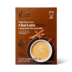 Chai Latte Medium Roast Naturally Flavored With Other Natural Flavors Single Serve Cups - 13.12oz - Good & Gather™ 5 Chai Latte Medium Roast Naturally Flavored With Other Natural Flavors Single Serve Cups - 13.12oz - Good & Gather™ -Good And Gather Store GUEST d7688f77 6464 4dcf 8f92 c60575b6ca5a