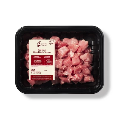 Boneless Diced Pork Sirloin - 1lb - Good & Gather™ 3 Boneless Diced Pork Sirloin - 1lb - Good & Gather™ - Image 3