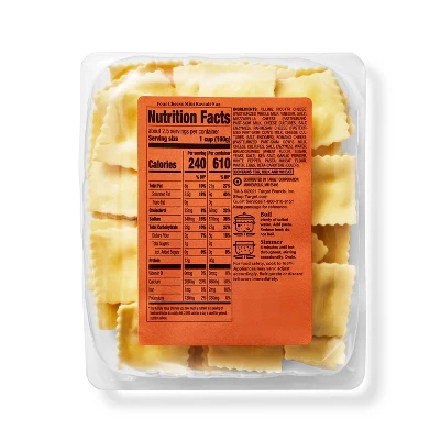 Four Cheese Mini Ravioli - 9oz - Good & Gather™ 2 Four Cheese Mini Ravioli - 9oz - Good & Gather™ - Image 2