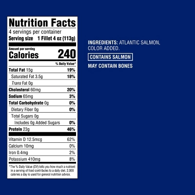 Atlantic Salmon - Frozen - 16oz - Good & Gather™ 3 Atlantic Salmon - Frozen - 16oz - Good & Gather™ - Image 3