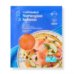 Norwegian Cold Smoked Salmon - 4oz - Good & Gather™ 5 Norwegian Cold Smoked Salmon - 4oz - Good & Gather™ -Good And Gather Store GUEST e4e670d4 6f24 4d3d af40 8df08fa3d23f