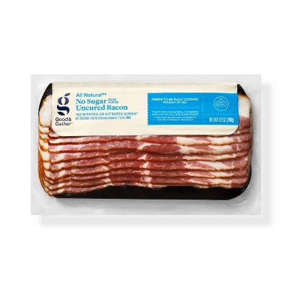 Uncured No Sugar Bacon - 12oz - Good & Gather™ 3 Uncured No Sugar Bacon - 12oz - Good & Gather™ - Image 3