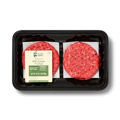 93/7 Ground Beef Burger Patties - 1lb - Good & Gather™ 5 93/7 Ground Beef Burger Patties - 1lb - Good & Gather™ - Image 5