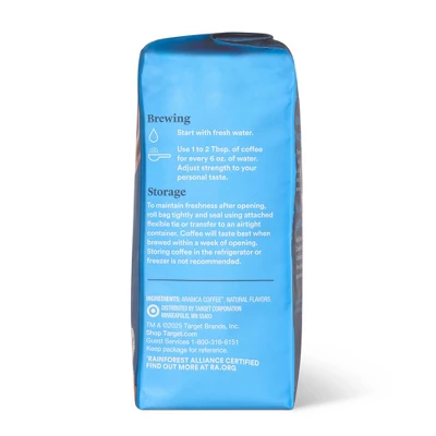 Naturally Flavored Salted Caramel Light Roast Ground Coffee - 12oz - Good & Gather™ 1 Naturally Flavored Salted Caramel Light Roast Ground Coffee - 12oz - Good & Gather™