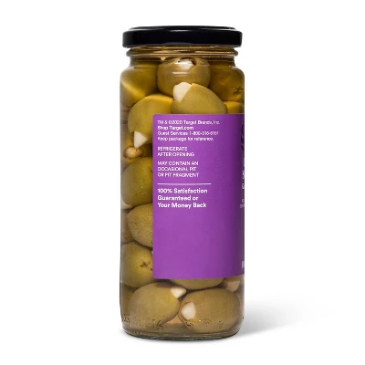 Garlic Stuffed Queen Olives - 7oz - Good & Gather™ 3 Garlic Stuffed Queen Olives - 7oz - Good & Gather™ - Image 3
