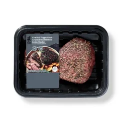 Peppercorn Crusted Beef Sirloin Petite Steak - Price Per Lb - Good & Gather™ 5 Peppercorn Crusted Beef Sirloin Petite Steak - Price Per Lb - Good & Gather™ -Good And Gather Store GUEST f0fea5a5 4f9d 4538 ab0a 2607ef955827