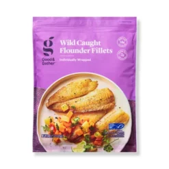 Wild Caught Flounder Fillets - Frozen - 24oz - Good & Gather™ -Good And Gather Store GUEST f3616b91 135f 4af2 8e3d 951a9e4ec81a