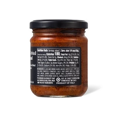 Signature Olive & Sundried Tomato Spread With Wild Capers - 6.35oz - Good & Gather™ 2 Signature Olive & Sundried Tomato Spread With Wild Capers - 6.35oz - Good & Gather™ - Image 2