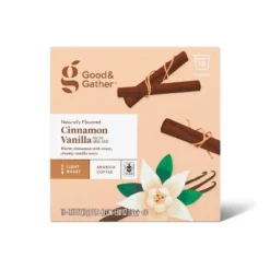 Naturally Flavored Cinnamon Vanilla Light Roast Coffee - 16ct Single Serve Pods - Good & Gather™ 7 Naturally Flavored Cinnamon Vanilla Light Roast Coffee - 16ct Single Serve Pods - Good & Gather™ -Good And Gather Store GUEST fc61b7d1 fe95 46bc 89aa 81cc83f7ef53