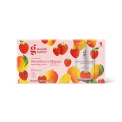 Strawberry Mango Sparkling Water - 8pk/12 Fl Oz Cans - Good & Gather™ 9 Strawberry Mango Sparkling Water - 8pk/12 Fl Oz Cans - Good & Gather™ -Good And Gather Store GUEST fe4c5223 9631 4315 ac37 f4757554a06b