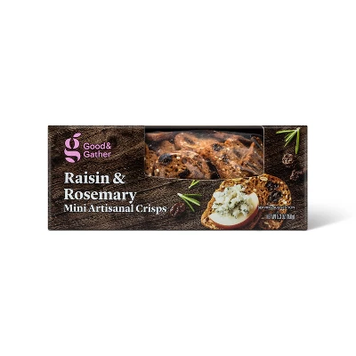 Raisin And Rosemary Mini Artisanal Crisps - 5.3oz - Good & Gather™ 3 Raisin And Rosemary Mini Artisanal Crisps - 5.3oz - Good & Gather™ - Image 3