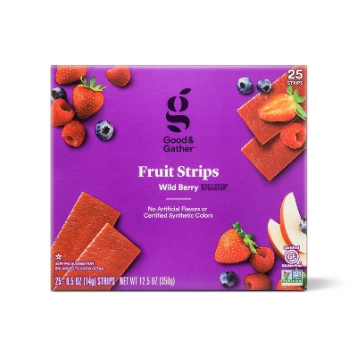 Wild Berry Fruit Strips - 12.5oz/25ct - Good & Gather™ 3 Wild Berry Fruit Strips - 12.5oz/25ct - Good & Gather™ - Image 3